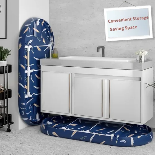 Miniatura 6 de Bañera portátil, bañera plegable independiente, bañera japonesa de remojo, bañera para cabina de ducha, bañera de hidromasaje plegable para baño