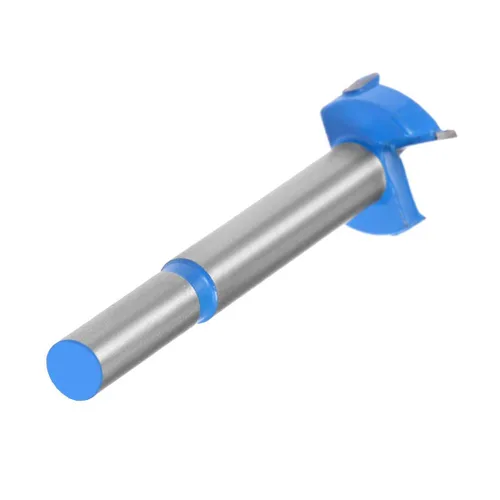 Miniatura 10 de Taladro de posicionamiento de la broca de perforación de 0.591 in Forstner Brocas de carburo de tungsteno Agujero de madera Sierra Bisagra Broca