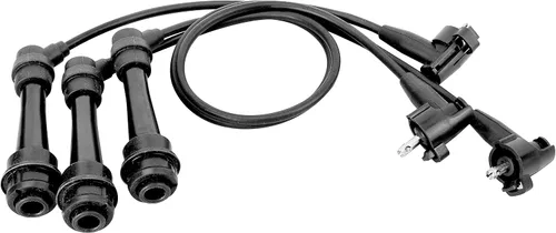 Miniatura 5 de ENA Juego de 3 bobinas de encendido rojas 6 bujías platino 3 conectores 3 cables compatibles con Toyota Lexus 2001-2005 IS300, 1998-2005 GS300
