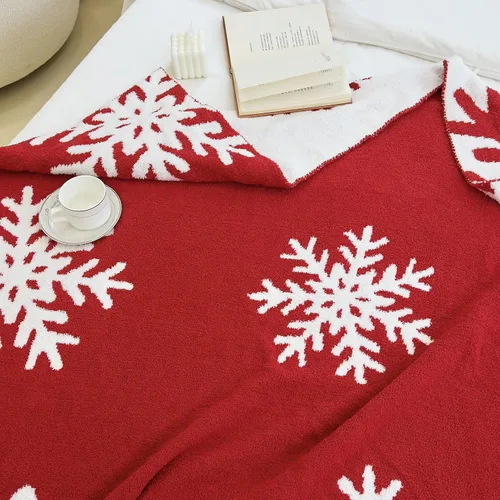 Miniatura 4 de NIDITW - Manta ultrasuave y acogedora de Navidad, cobija de microfibra tejida, muy ligera y esponjosa, de forro polar, para sofá, sofá cama, 50 x 60