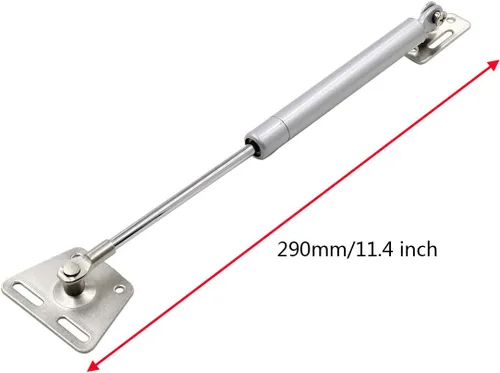 Miniatura 4 de Soportes de gas de 100N/22.5 libras, soporte de elevación de seguridad de 11.4 pulgadas de longitud, resorte de gas, amortiguadores de gas, soporte