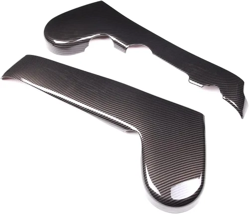 Miniatura 7 de Cubierta de panel de decoración lateral de asiento de automóvil para Toyota FJ Cruiser 2007-2022, accesorios de panel de ajuste de asiento de fibra