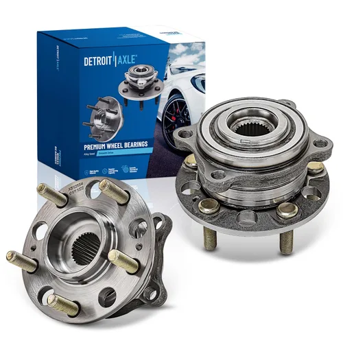 Miniatura 41 de Detroit Axle - 2.2L Bujes de rodamiento de rueda delanteros de 2 piezas para Honda Accord 90-97, 97 Acura CL, 2 rodamientos de ruedas y conjunto
