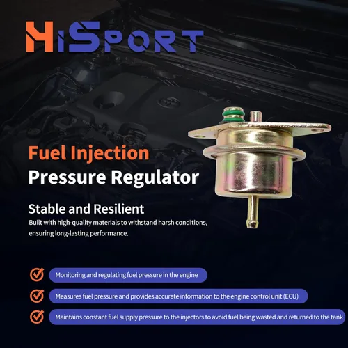 Miniatura 4 de HiSport Regulador de presión de inyección de combustible - 2.7BAR, reemplaza a PR162T, F4SE9C968AA, F4SZ9C968A, F4TE9C968BA, F4TZ9C968B