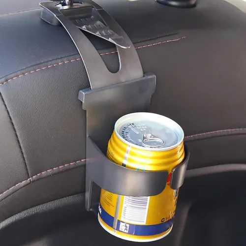 Miniatura 3 de Soporte universal para portavasos de asiento trasero de automóvil, reposacabezas para colgar botellas de agua y bebidas, soporte de almacenamiento