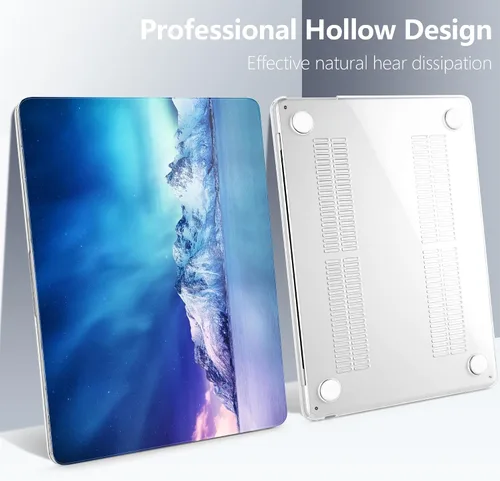 Miniatura 4 de Batianda Funda para MacBook Air de 15 pulgadas 2024 M3 2023 M2 modelo A3114/A2941, carcasa rígida de plástico de diseño único, cubierta de teclado