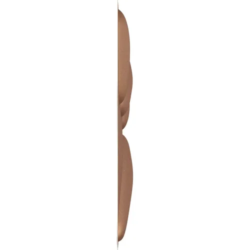 Miniatura 3 de Ekena Millwork 19 5/8 pulgadas de ancho x 19 5/8 pulgadas de alto, pétalo EnduraWall decorativo 3D, cobre envejecido (cubre 2.67 pies cuadrados).