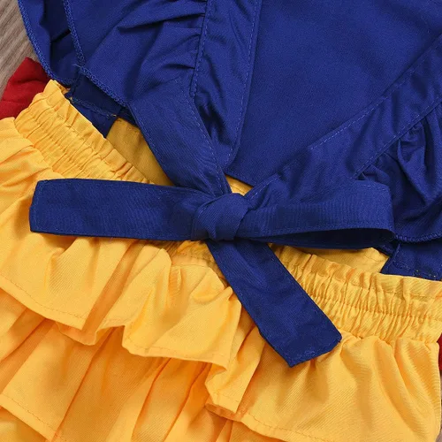 Miniatura 6 de Mameluco para niñas recién nacidas ropa de verano para cosplay de color blanco nieve