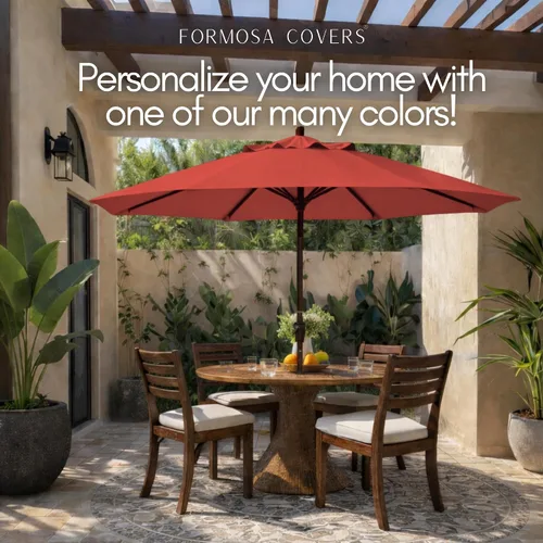 Miniatura 7 de Formosa Covers - Toldo de repuesto para sombrilla de patio de 9 pies - Lona superior de 8 varillas - Tela de paraguas con protección UV 300D