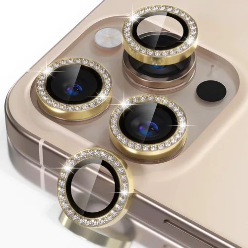 Miniatura 60 de Misea Compatible con iPhone 17 Pro/iPhone 17 Pro Max Protector de Lente de Cámara Brillante, Vidrio Templado 9H Cubierta de Cámara Protector