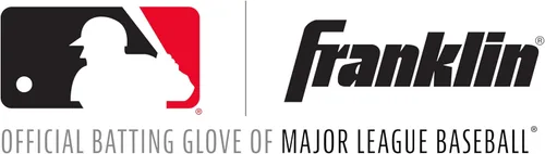 Miniatura 6 de Franklin Sports MLB - Guantes de bateo de béisbol CFX Pro para jóvenes y adultos, béisbol + sóftbol, varios tamaños + colores Azul marino/perla