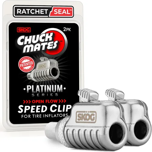 Miniatura 11 de SKÖG Chuck Mates Reach360 Extensión articulada de 7 pulgadas para infladores de neumáticos Adaptador F-NPT y Schrader de 1/4" Camiones