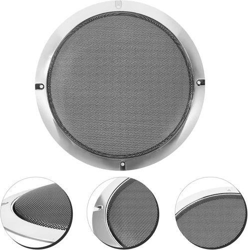 Miniatura 2 de VICASKY Cubierta de parrilla para altavoz de automóvil, red de protección de malla de hierro duradera para fácil instalación, accesorios de audio