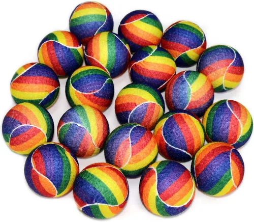 Miniatura 15 de URBEST Pelota de tenis avanzada, paquete de 20 unidades, pelotas de tenis de entrenamiento para jugadores novatos, pelotas de juego para perros