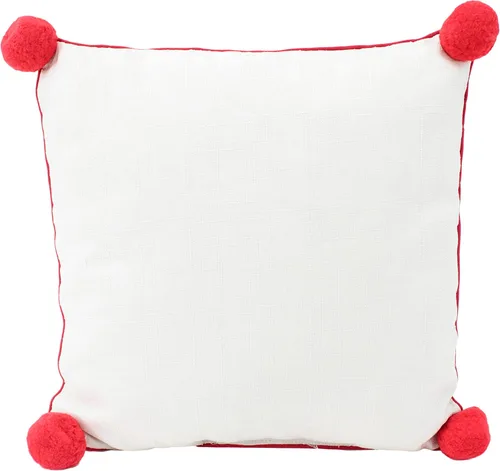 Miniatura 3 de DanDee Rudolph The Red-Nosed Reindeer Almohada decorativa coleccionable y oficial de 14 pulgadas Clarice, blanco