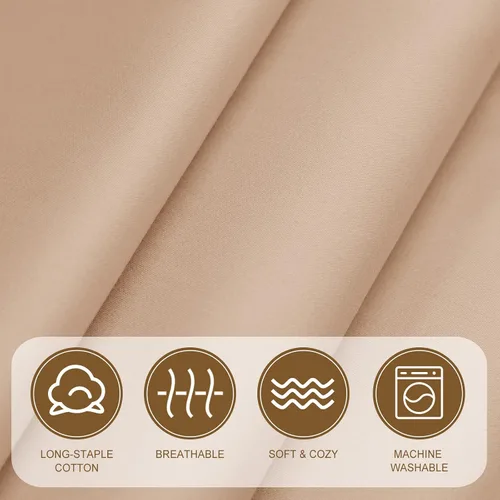 Miniatura 5 de Funda de almohada de algodón para niños pequeños de 14 x 20 pulgadas, sobre de algodón de fibra larga, ultra suave, transpirable, duradero, funda