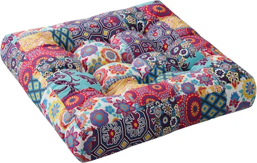 Miniatura 12 de Codi Almohada de Piso para Meditación, Almohadas Boho para Sentarse para Adultos y Niños, Cojín Grande para Yoga Sala de Estar Tatami para Sentarse