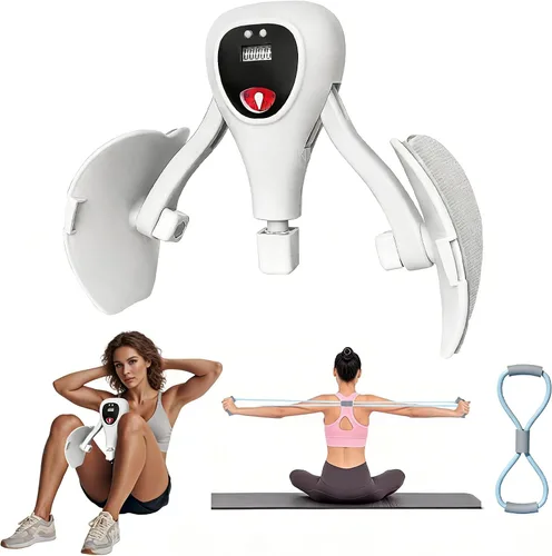 Miniatura 7 de Kegel - Ejercitador de muslos para mujer, gran resistencia para entrenamiento de cadera y muslo, ejercicio muscular del suelo pélvico para gimnasio