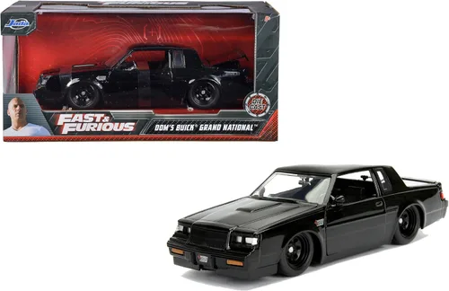 Miniatura 7 de Jada Juguetes 1:24 Fast & Furious - '87 Buick Grand National, negro brillante (99539)