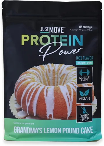Miniatura 8 de Just Move Proteína - Pastel de Chocolate - Vegano (a base de plantas), Orgánico, Sin Lácteos, Sin Soja, Sin Gluten, Keto, Sin Maní, 20g de Proteína