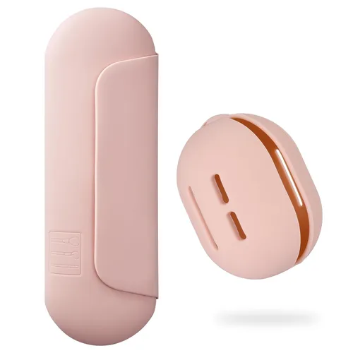 Miniatura 33 de AGIKET Soporte de silicona para brochas de maquillaje, bolsa de cosméticos de viaje: soporte suave y portátil para brochas cosméticas faciales
