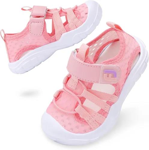 JOINFREE Zapatos de agua transpirables Qucik para niños y niñas, zapatos de agua secos, sandalias deportivas de playa, ligeras, descalzas y flexibles