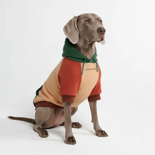 Miniatura 86 de Spark Paws Sudadera con capucha para perro, suéter de primera calidad para perros pequeños, medianos y grandes Trajes cálidos para bulldogs