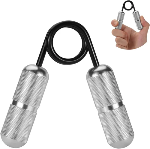 Miniatura 9 de Juguetes antiestrés de metal de mano, ayudan a aliviar la ansiedad por estrés, mini fortalecedor de agarre de dedo, entrenador de fuerza de agarre