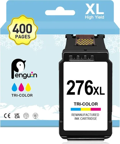 Penguin Cartuchos de tinta a color 276XL para impresoras Canon CL276 para PIXMA TR4720 TR4722 TR4725 TS3722 TS3720 TS3500 TS3522 TS3520 Reemplazo