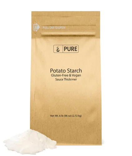 Miniatura 12 de Pure Original Ingredients Almidón de patata (1 galón) Alternativa de trigo y maíz, sin OMG, espesante para hornear y cocinar