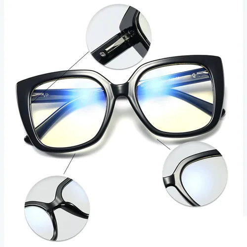 Miniatura 5 de Gafas de lectura multifocales progresivas de ojo de gato fotocromático de transición para mujeres gafas de sol de visión ajustable lector