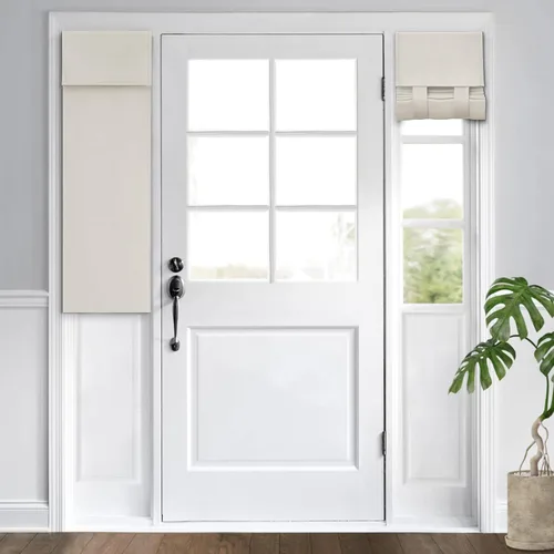 Miniatura 39 de HOMEIDEAS Cortinas Opacas para Aula para Puerta Principal, Cubierta de Ventana de Puerta de Aula, Persianas de Privacidad con Aislamiento Térmico