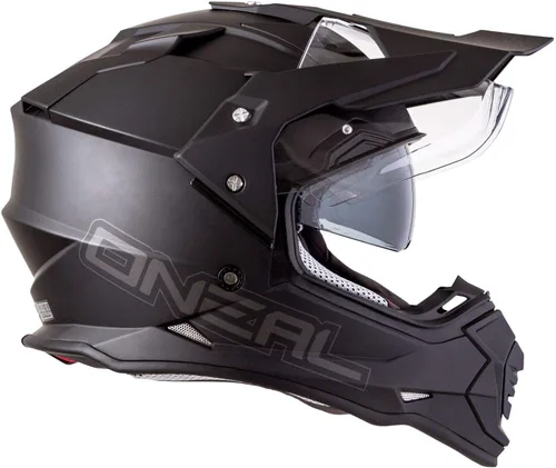 Miniatura 2 de O'Neal Sierra Casco, Negro Plano MD Negro (Flat Black)