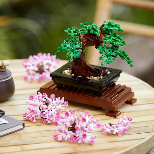 Miniatura 8 de LEGO Botanicals Juego de Construcción de Árbol Bonsái - Plantas de Árbol Bonsái Artificial para Decoración del Hogar, Adultos de 18+ Años - Plantas