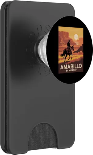 Miniatura 8 de Amarillo by Mornin Folk Style Western Country Music PopSockets Adhesive PopGrip