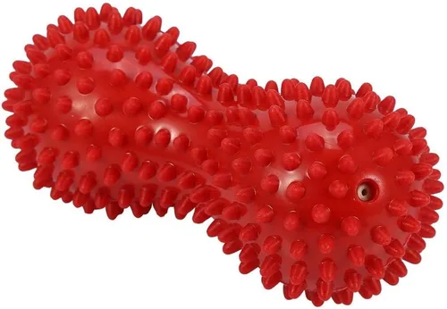 Miniatura 3 de Bola de masaje Masajeador de maní Dolor Músculo Steess Pie Alivio miofascial Pelota Fitness Ejercicio Movilidad Bola de maní (rojo)