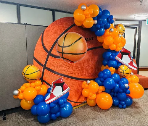 Miniatura 3 de Globos de baloncesto, suministros de fiesta deportiva, zapatos de baloncesto, globo, baloncesto, zapatos snesker, globo para hombres, adolescentes