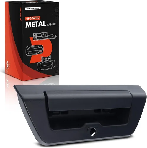 A-Premium Manija de Compuerta Trasera de Metal Mejorada Manija de Pestillo de Compuerta Elevadora con Orificio para Cámara Compatible con Ford F-150
