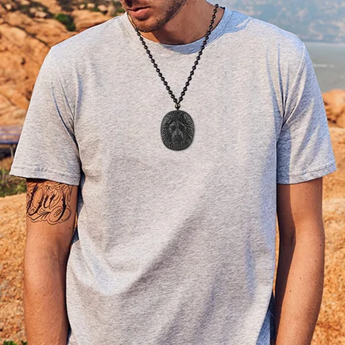 Miniatura 4 de ASGIFT Collar de la suerte de obsidiana, dije de protección de amuleto de piedra de poder con cadena de cuentas ajustable, cristal curativo, regalo