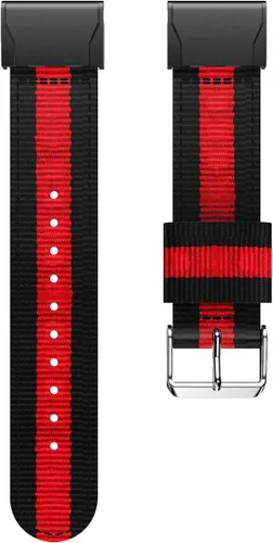 Miniatura 4 de Correa deportiva de nailon de ajuste rápido compatible con Garmin Fenix 5/Fenix 5 Plus/Forerunner 935/Approach S60/Quatix 5 Smartwatch