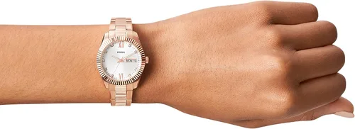 Miniatura 4 de Fossil Scarlette - Reloj de cuarzo de acero inoxidable para mujer