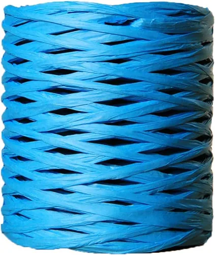 Miniatura 20 de Hilado de ganchillo negro para sombrero de sol de verano, bolsa de playa, hilo de paja de ganchillo hilo de rafia hecho a mano, 656.2 ft/218 yardas
