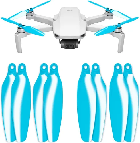 Miniatura 3 de Master Airscrew Bundle - Hélices Stealth para DJI Mini 2, Mini 2 SE, Mini SE y Mini 4K - Rojo + Azul