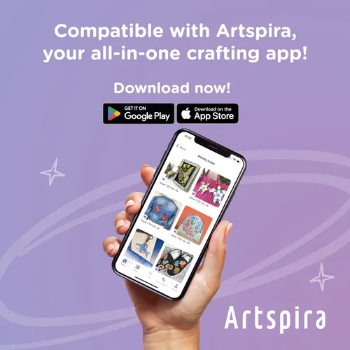 Miniatura 8 de Máquina de bordar de aguja única Brother Skitch alimentada por la aplicación móvil Artspira requerida, área de bordado de 4 pulgadas x 4 pulgadas
