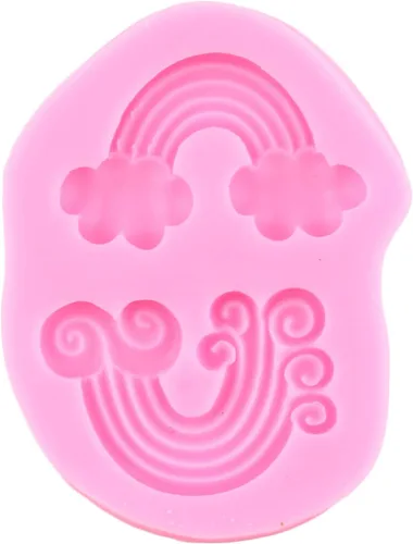 Miniatura 6 de Moldes de silicona con diseño de unicornios arcoíris, orejas de cuerno, moldes de fondant para decoración de pasteles, decoración de cupcakes