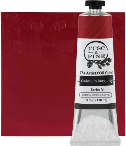 Miniatura 89 de Tusc & Pine Pintura al óleo Artist – Alizarin Crimson, 1.4 fl oz, sin amarilleo, consistencia rica y cremosa, carga máxima de pigmento, pinturas al