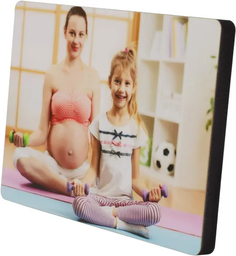 Miniatura 2 de GREUS Marcos de fotos personalizados, placa de cristal para fotos, regalo personalizado para cumpleaños, bebé, nacimiento, boda, Navidad, día de San