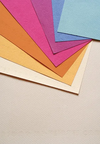 Miniatura 2 de CANSON Mi-Teintes - Paquete de papel A4 de 5.64 oz/m², doble cara: panal y grano fino, 10 hojas de color pastel, para artistas e ilustradores