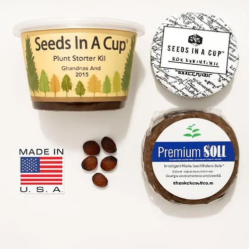 Miniatura 4 de Semillas en una taza - Kit de cultivo de árboles (cornejo)