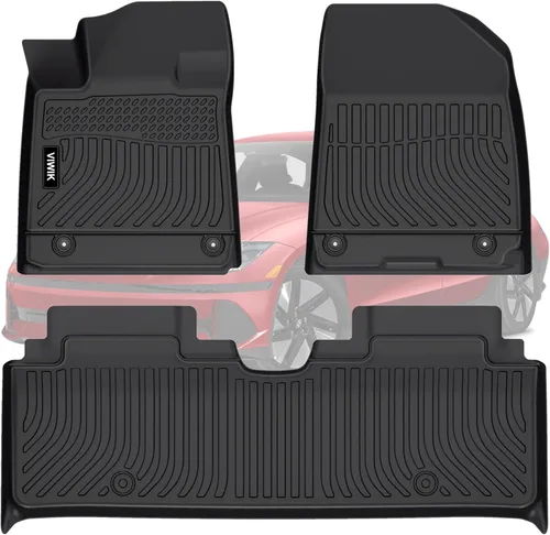 Miniatura 16 de Tapetes VIWIK para Ford Maverick Fuel 2025-2022, forros de piso 3D antideslizantes, tapetes impermeables de TPE para automóvil, protección de ajuste